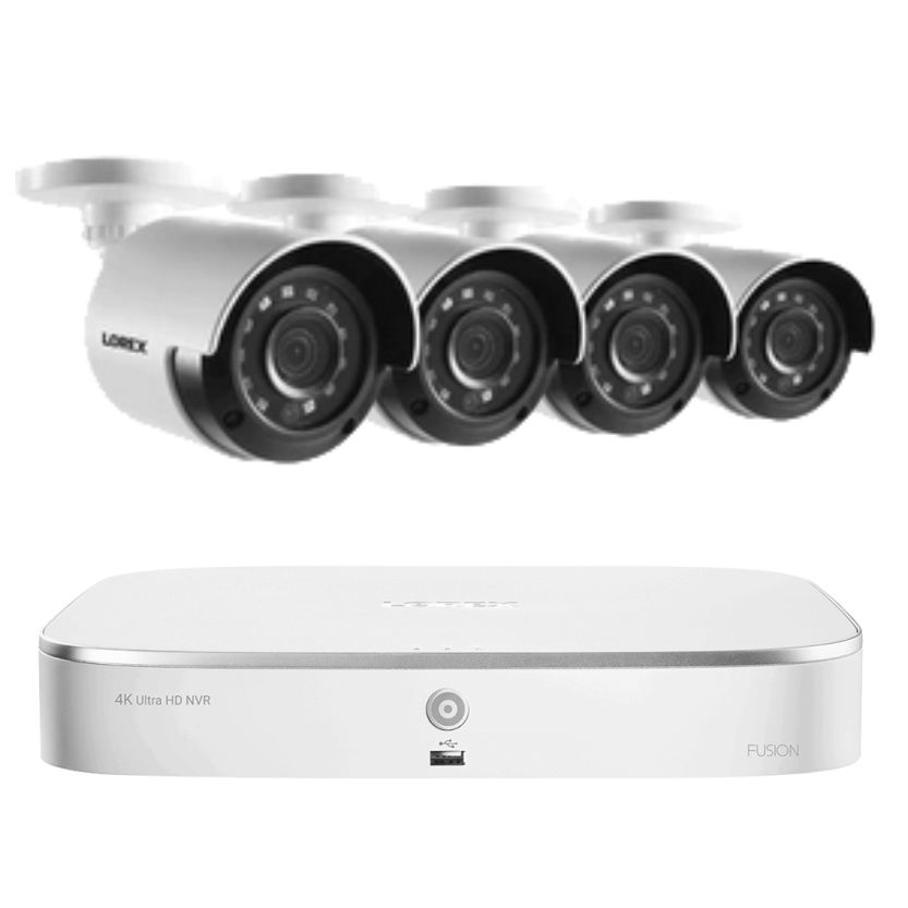 1080p HD Weatherproof Bullet Security Camera with NVR